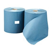 LEONARDO 1 Ply Hand Towel Roll 200m Blue (1 x 6)