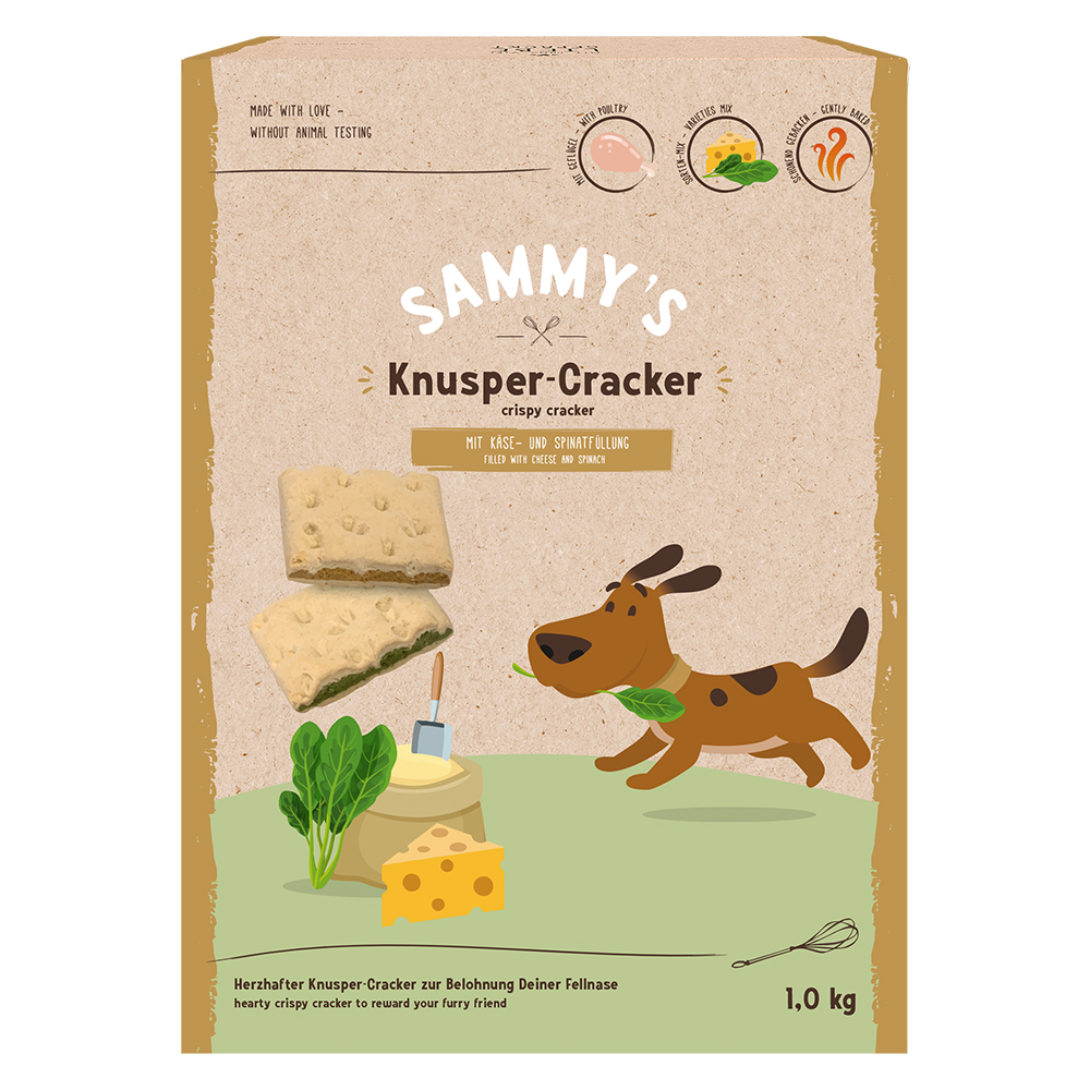 Bosch Sammy`s Snack Concept Sammy's Crispy Crackers  - Saver Pack: 5 x 1kg