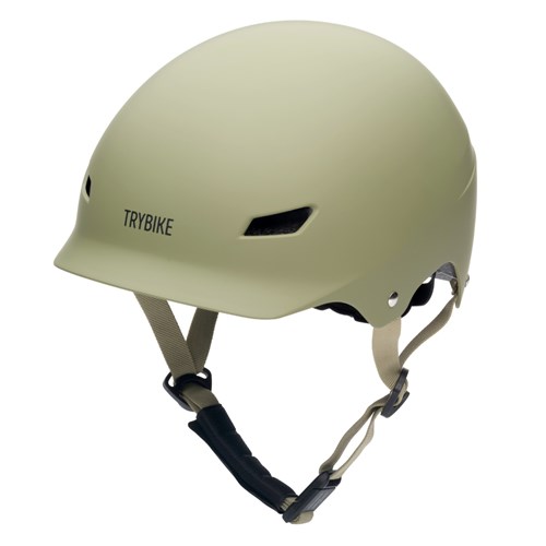 Trybike CoConuts Helmet - Small / Medium - Matte Green