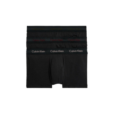 Calvin Klein Underwear Calvin Klein Mens Cotton Stretch Low Rise Trunk 3 Pack Black