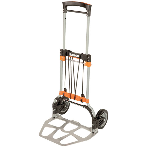 BAHCO Folding Transport Trolley with Aluminium Tray 120kg Capacity