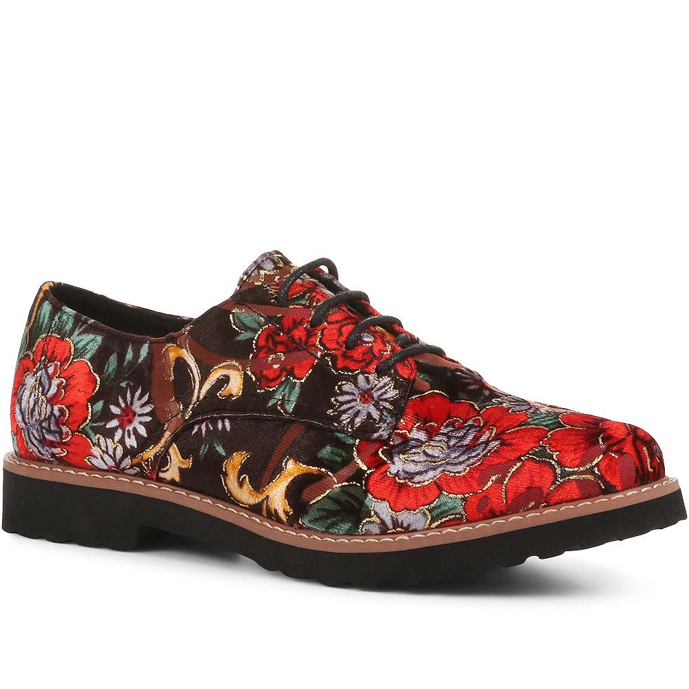 Pavers Women's Lightweight Lace-Up Shoes - WBINS36118 / 322 793 - Floral 3