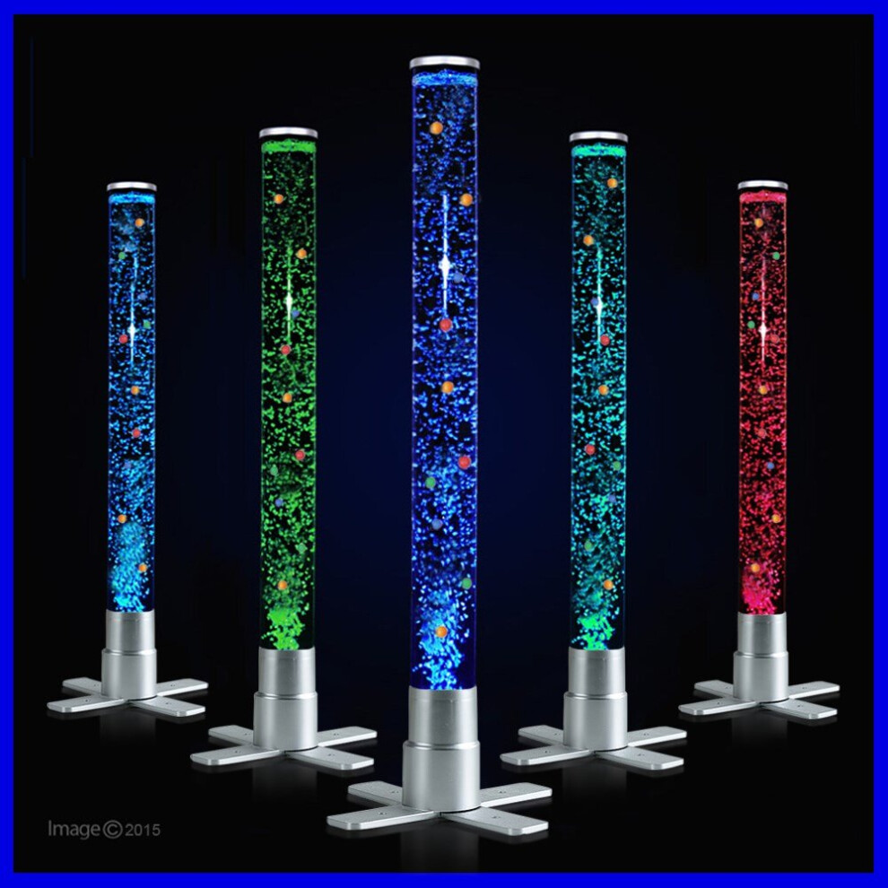 Value Lights Colour Changing LED Bubble Tower with 10 Coloured Balls