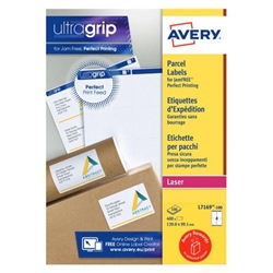 Avery L7169-100 self-adhesive label White 400 pc(s)