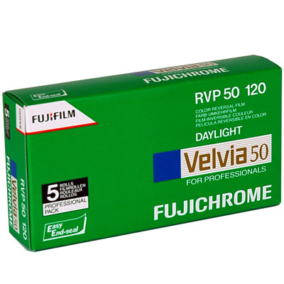 Fuji film Velvia 50 120 pack of 5