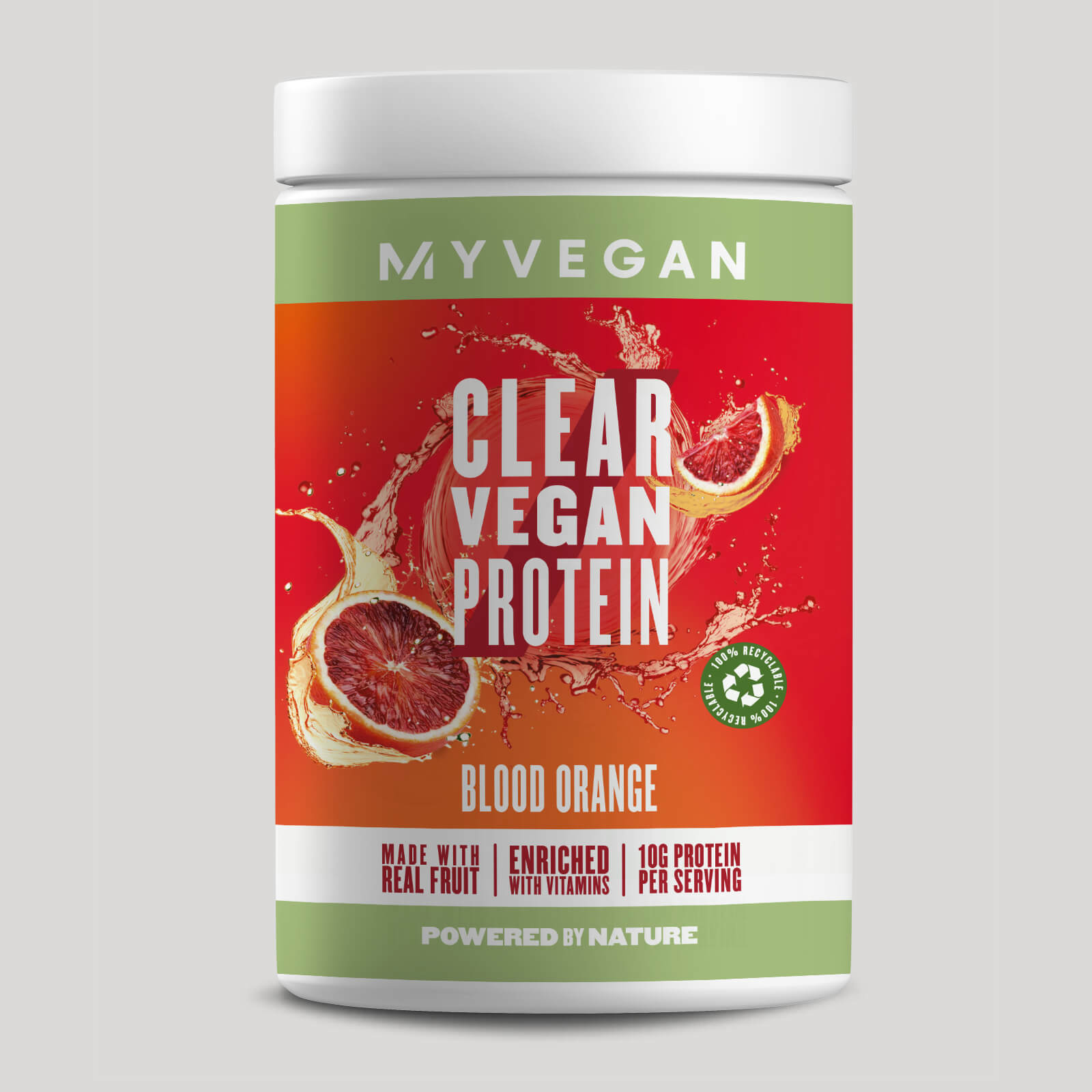Myvegan Clear Vegan Protein - 20servings - Blood Orange