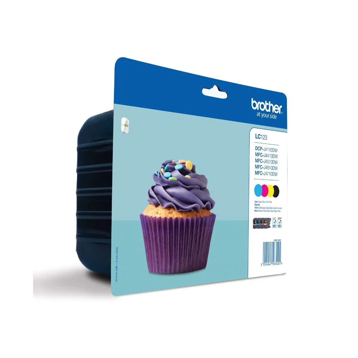 Brother LC123VALBP Inkjet Cartridges, Cyan, Magenta and Yellow Value Pack