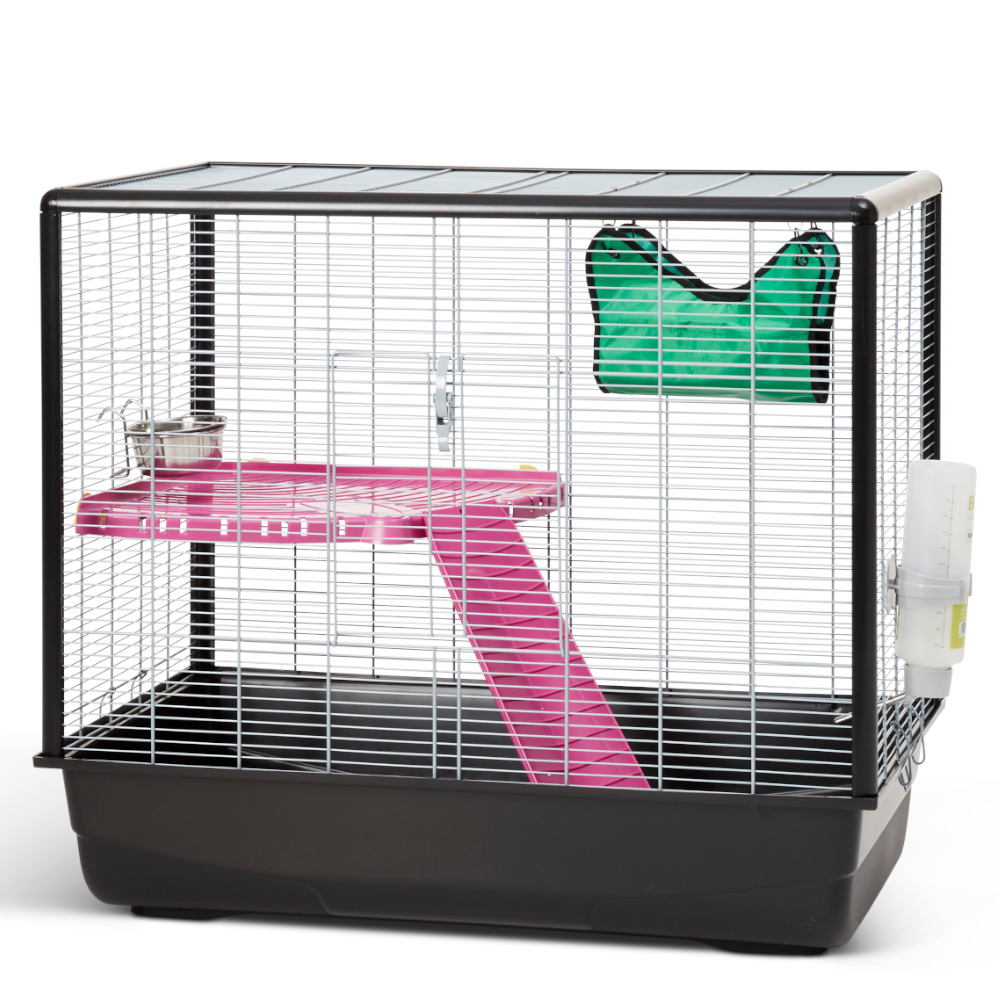 Savic Small Pet Cage Zeno 2 - Black: 80 x 50 x 70 cm (L x W x H)