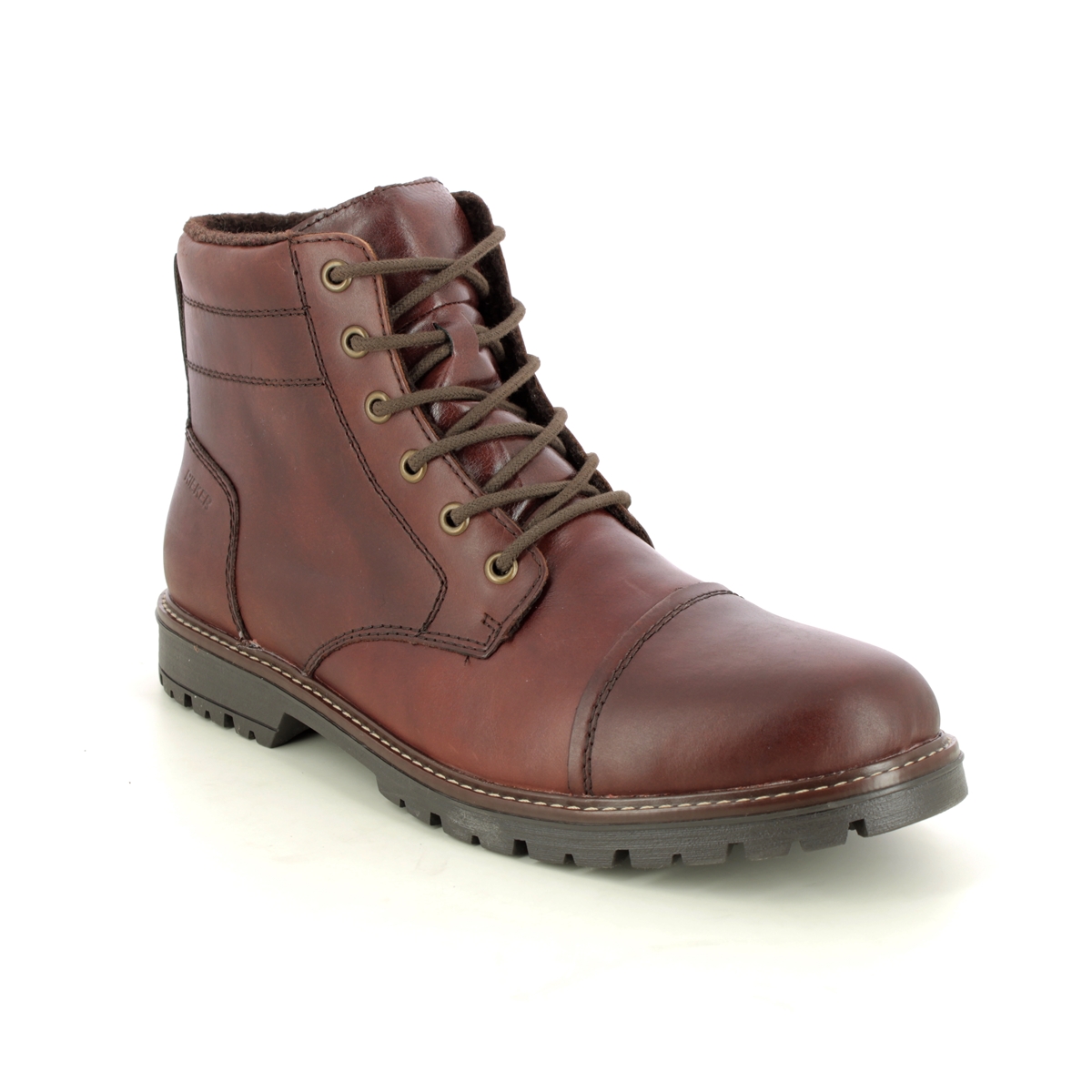 Rieker F3604-25 Vittore Cap Brown Leather Mens Winter Boots