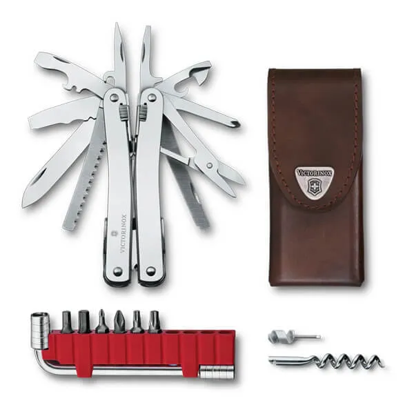 Victorinox Swiss Tool Spirit X Plus with Leather Pouch