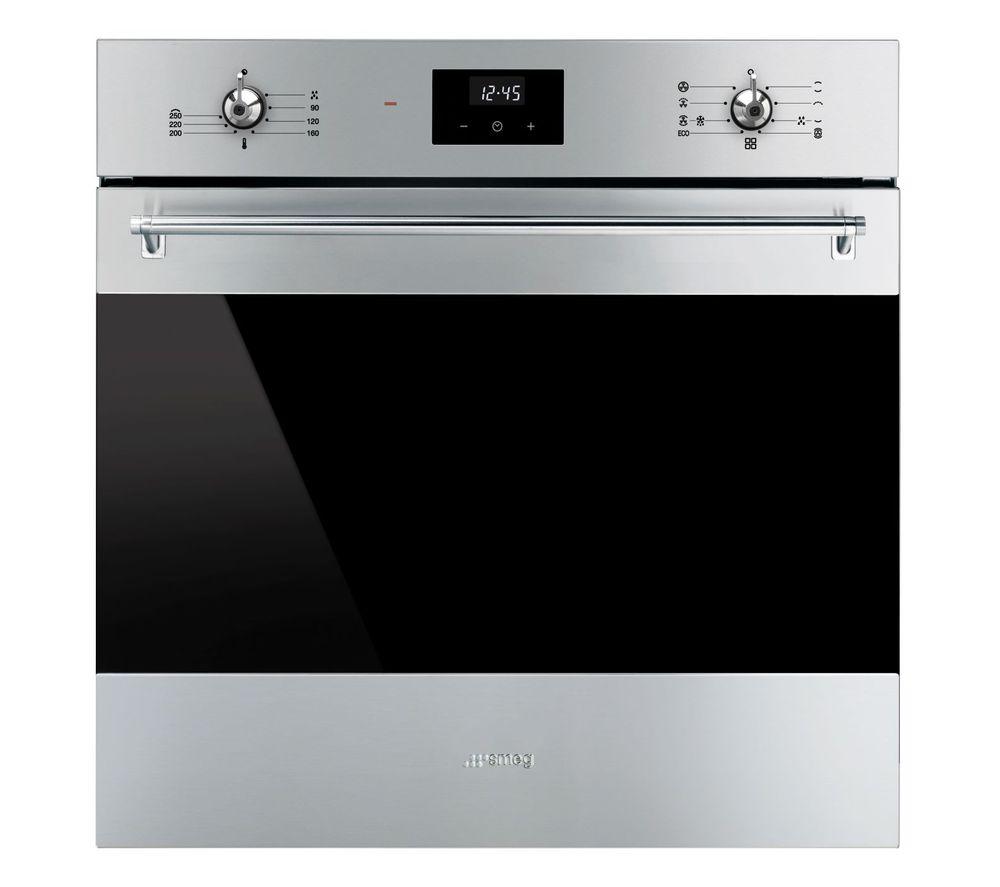Smeg SF6300TVX Electric Oven - Silver, Silver/Grey