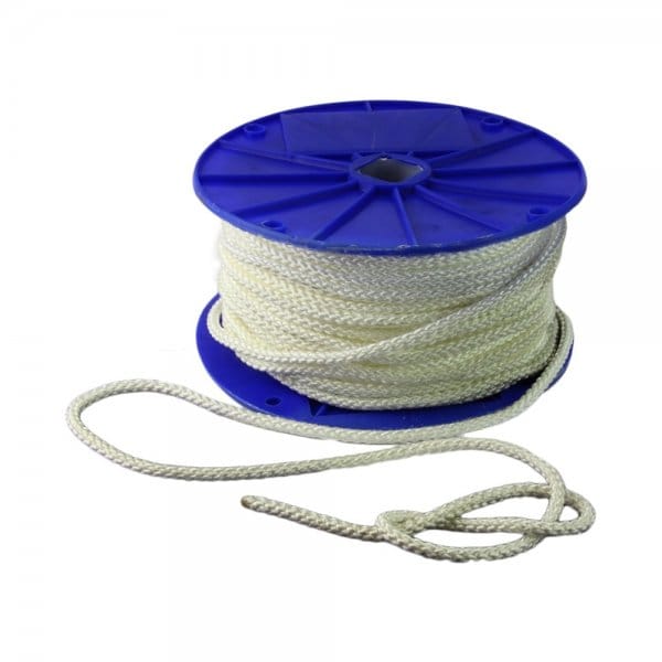 Eliza Tinsley 4.5mm White Braid Nylon Starter Cord Reel 100m Reel