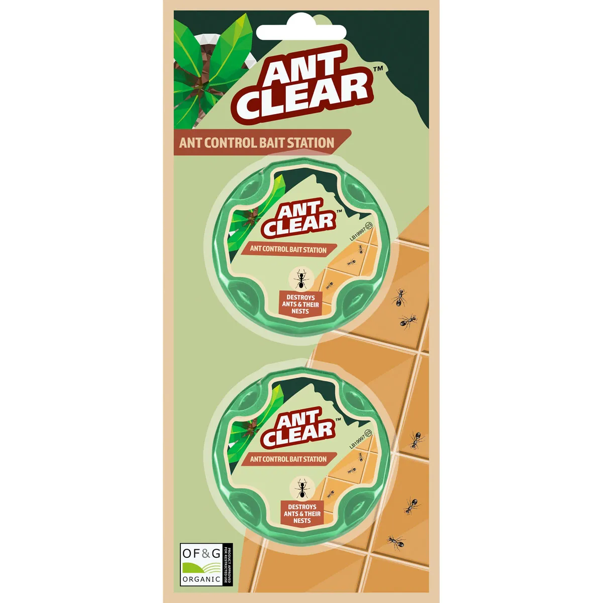 ANTCLEAR Ant Clear Ant Bait Station Twin Pack