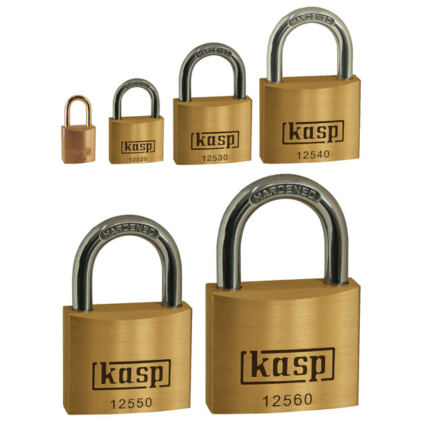 Kasp 125 Series Premium Brass Padlock 30mm Standard