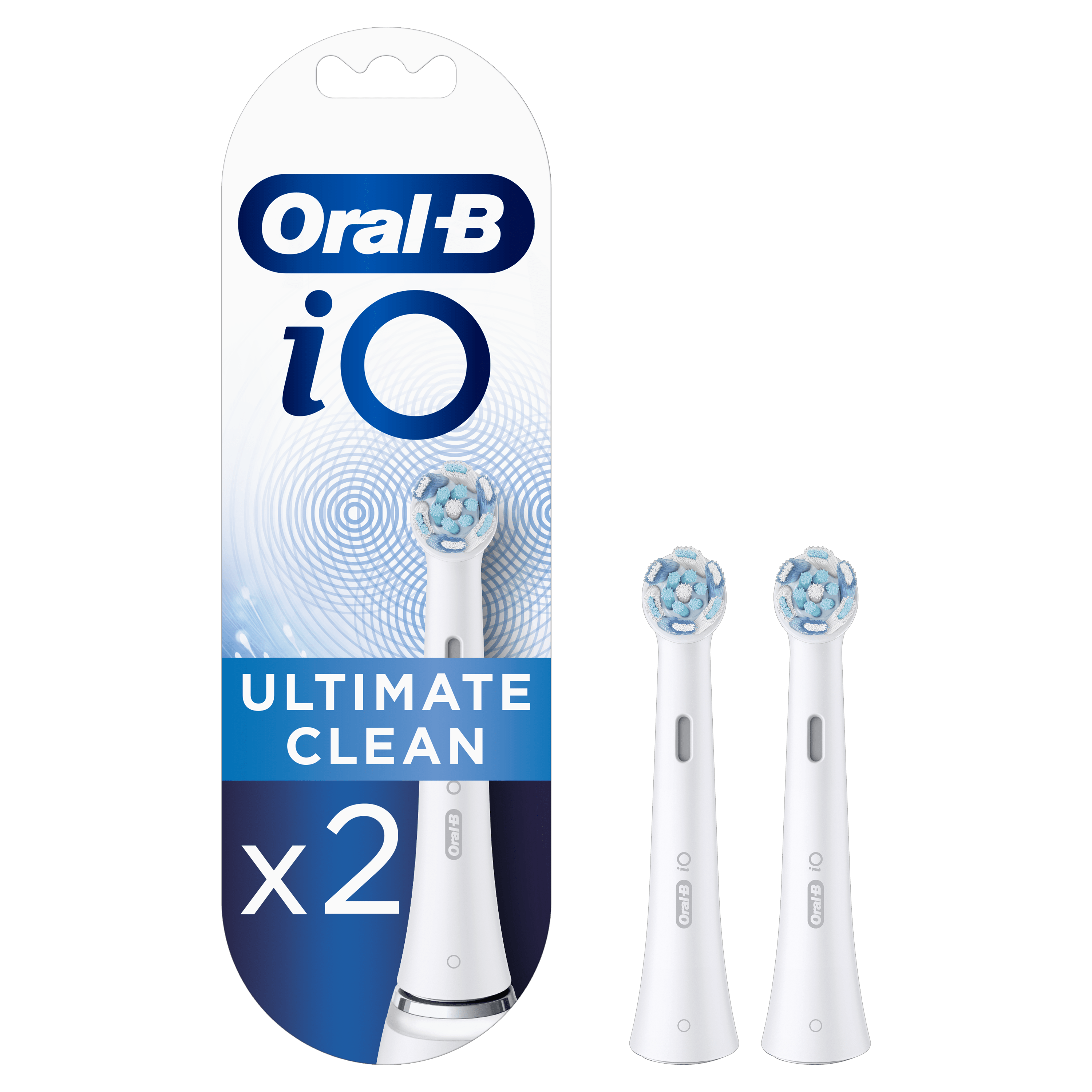 Oralb Oral-B iO Series Ultimate Clean Brush Heads White 2 Pieces