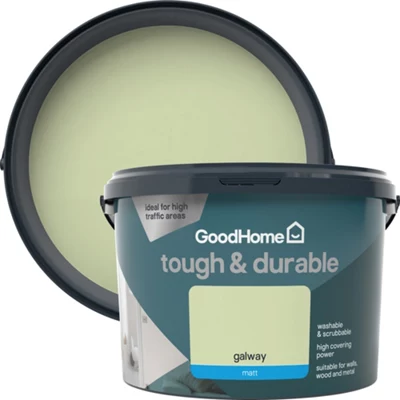 GoodHome Durable Galway Matt Emulsion Paint, 2.5L