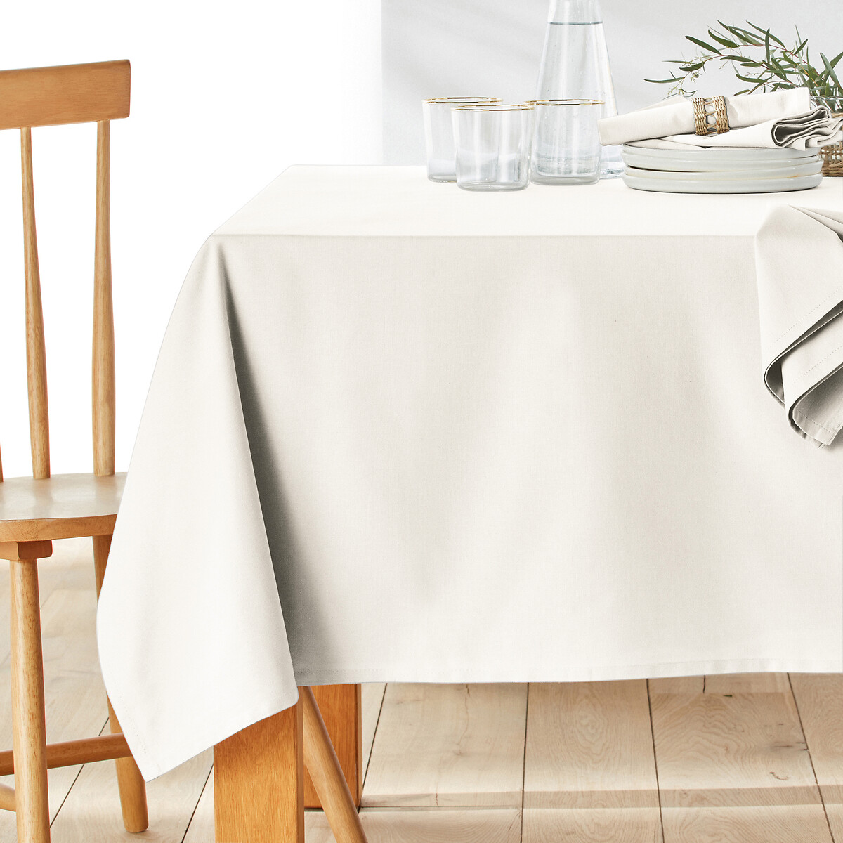 La Redoute Interieurs Scenario Stain-Resistant 100% Cotton Tablecloth by La Redoute