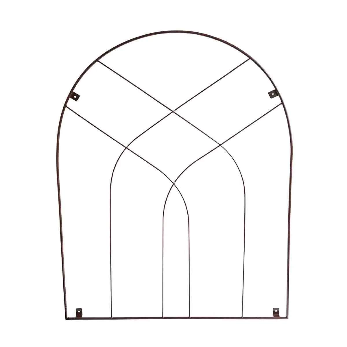  Outdoor Arch Trellis Bronze H100cm W80cm