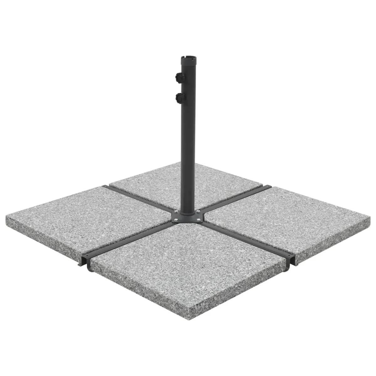 VidaXL Umbrella Weight Plate Granite 25 kg Square Grey