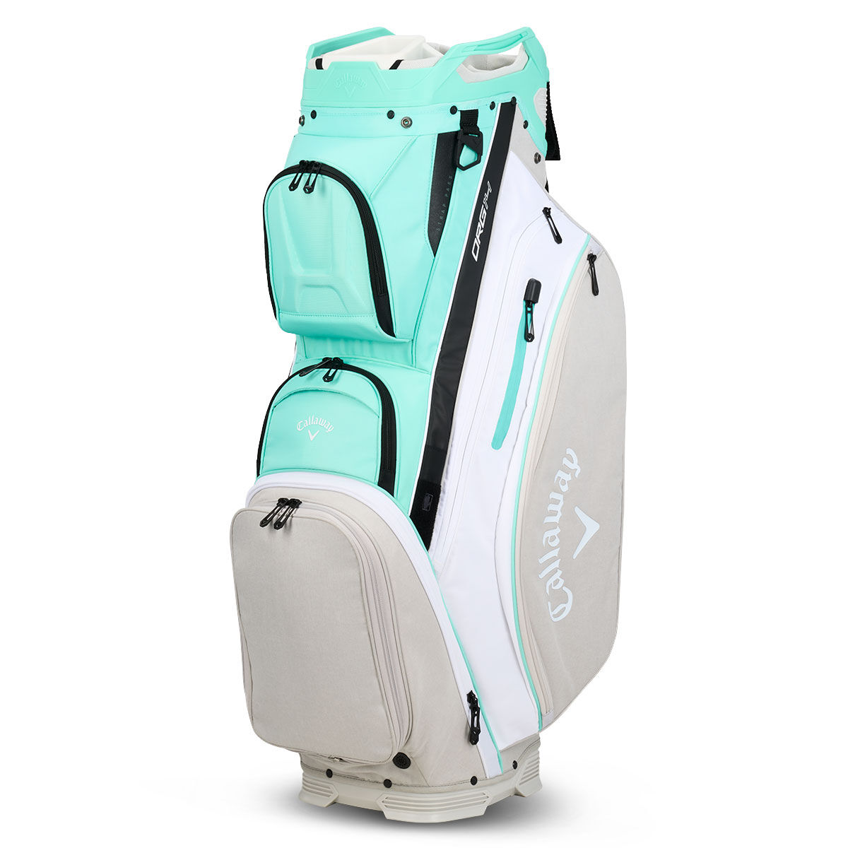 Callaway Golf Callaway ORG 14 Golf Cart Bag, Aqua/white/silver | American Golf