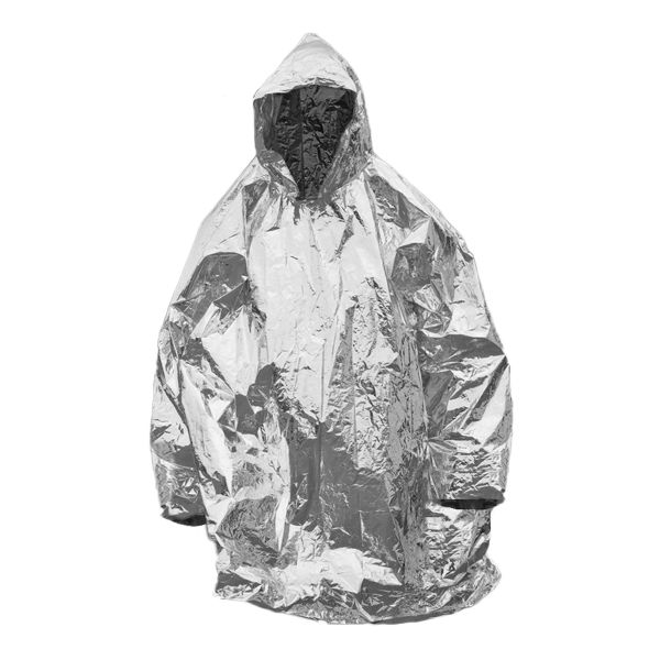 Unbekannt Mil-Tec Survival Poncho Silver
