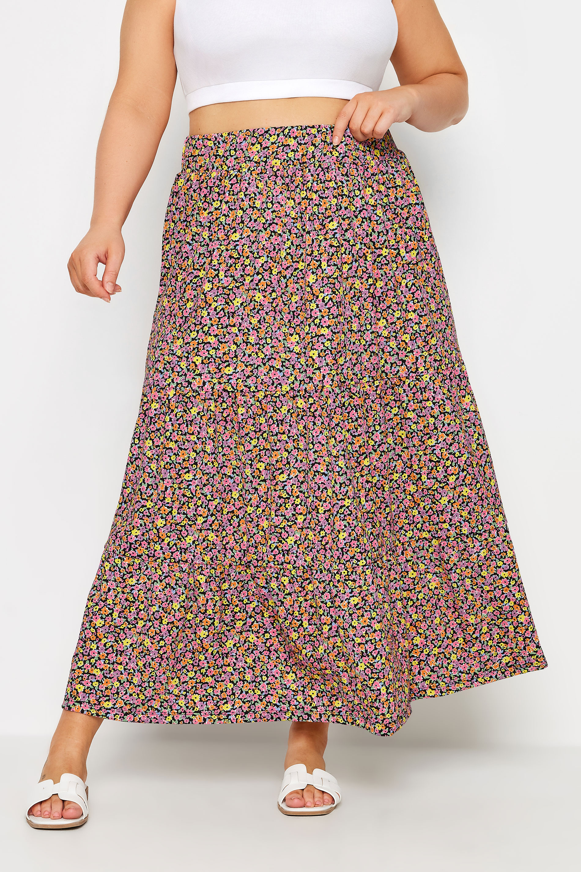 Tiered Maxi Skirt