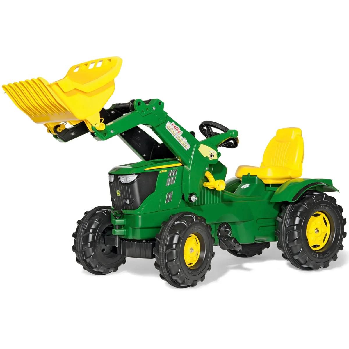 Robert Dyas John Deere 6210R Kids Tractor with Front Loader