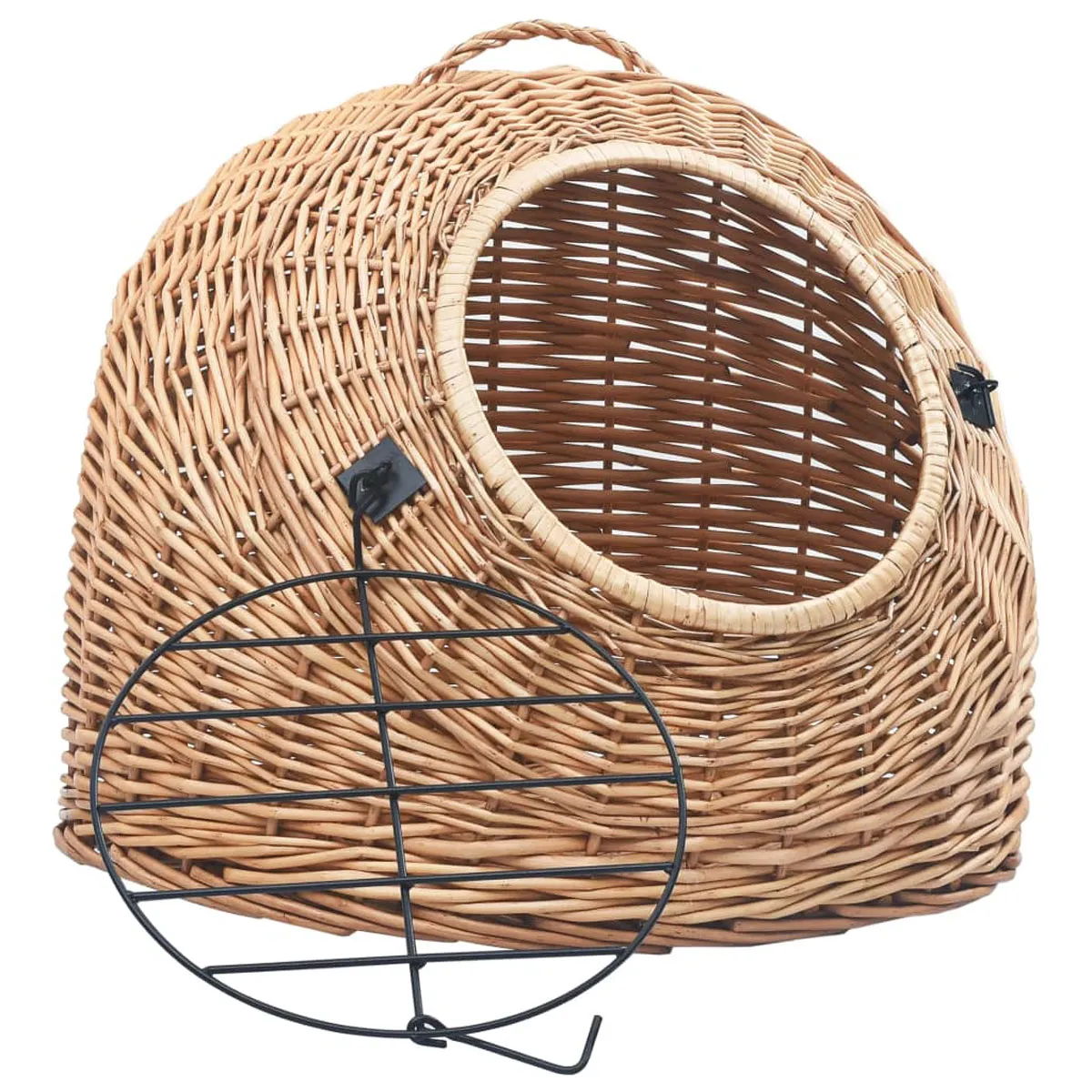 VidaXL Cat Transporter 50x42x40 cm Natural Willow