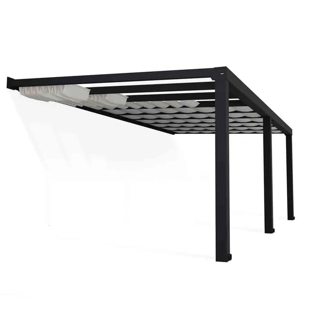 Palram - Canopia Stockholm Roof Blinds 3.4 x 5.2 - White 2' x 11'