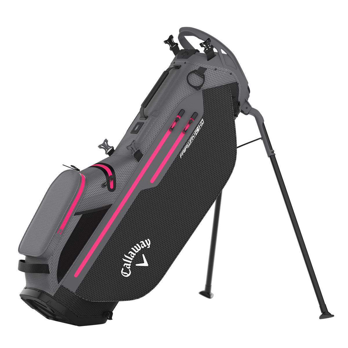 Callaway Golf Fairway C HD Golf Stand Bag, Black/charcoal/pink | American Golf