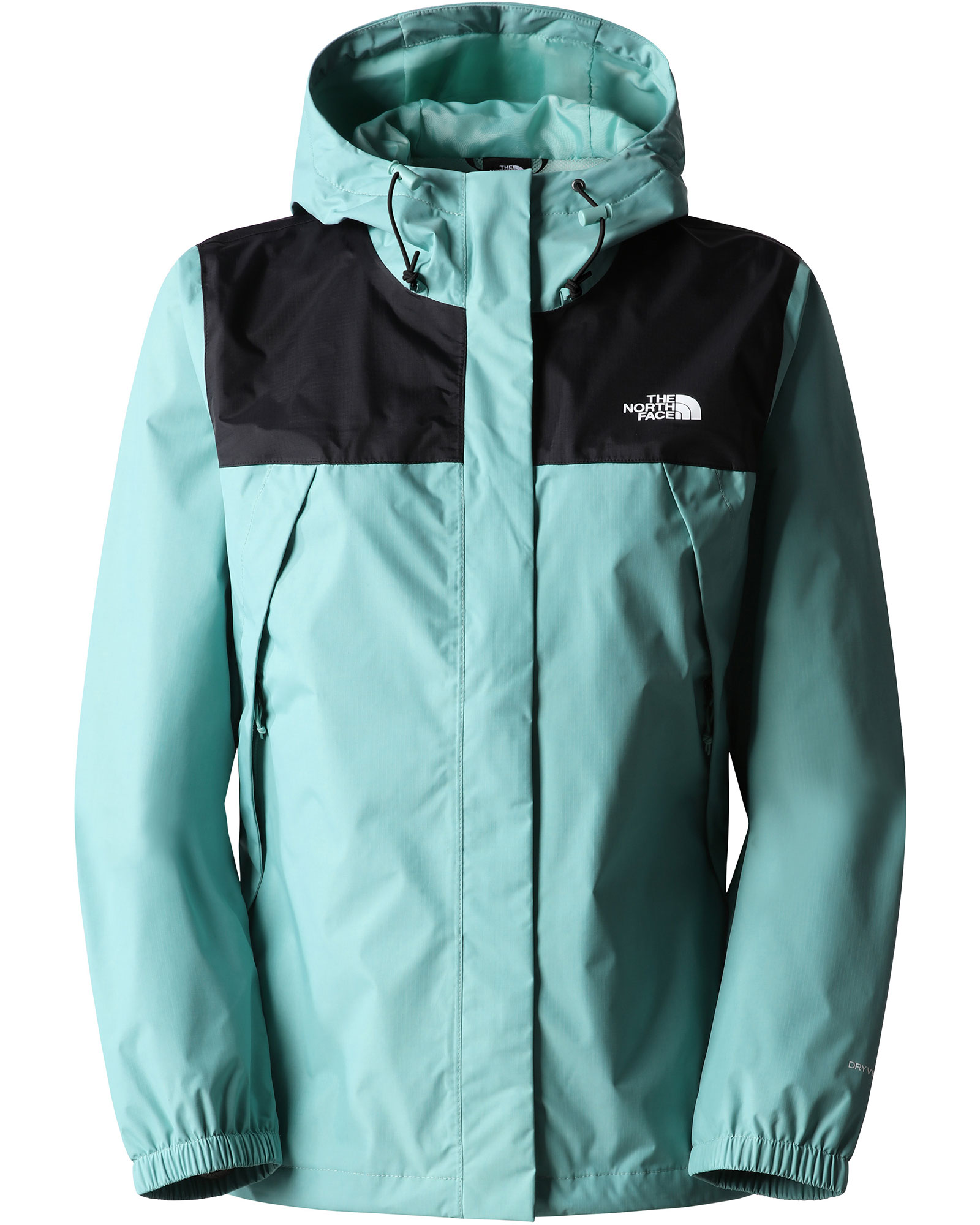 North Face Womens Antora Jacket / Blk/Green / S Small