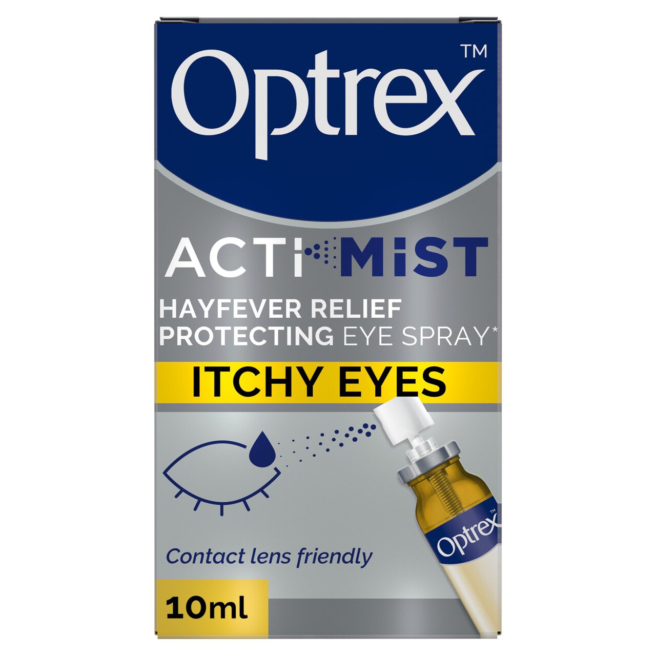 Optrex ActiMist 2in1 Eye Spray for Itchy+Watery Eyes 10ml