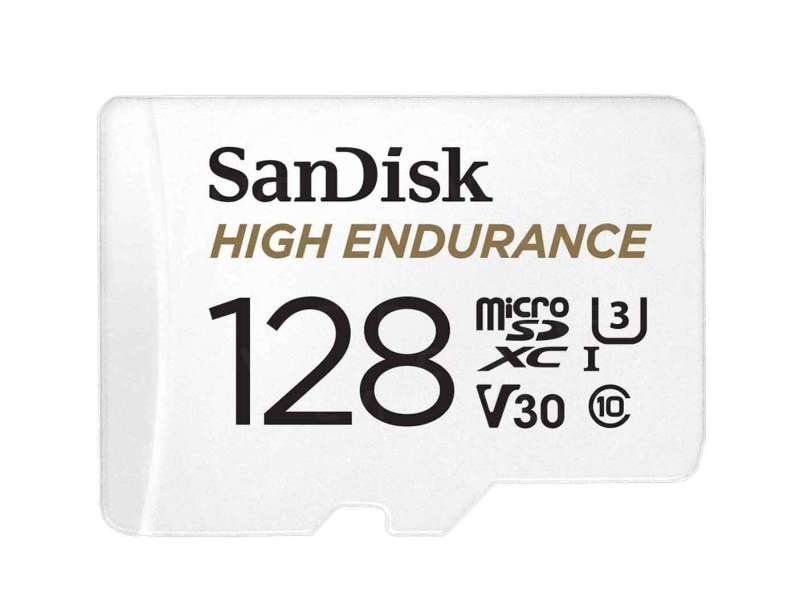 SANDISK High Endurance Class 10 microSDXC Memory Card - 128 GB