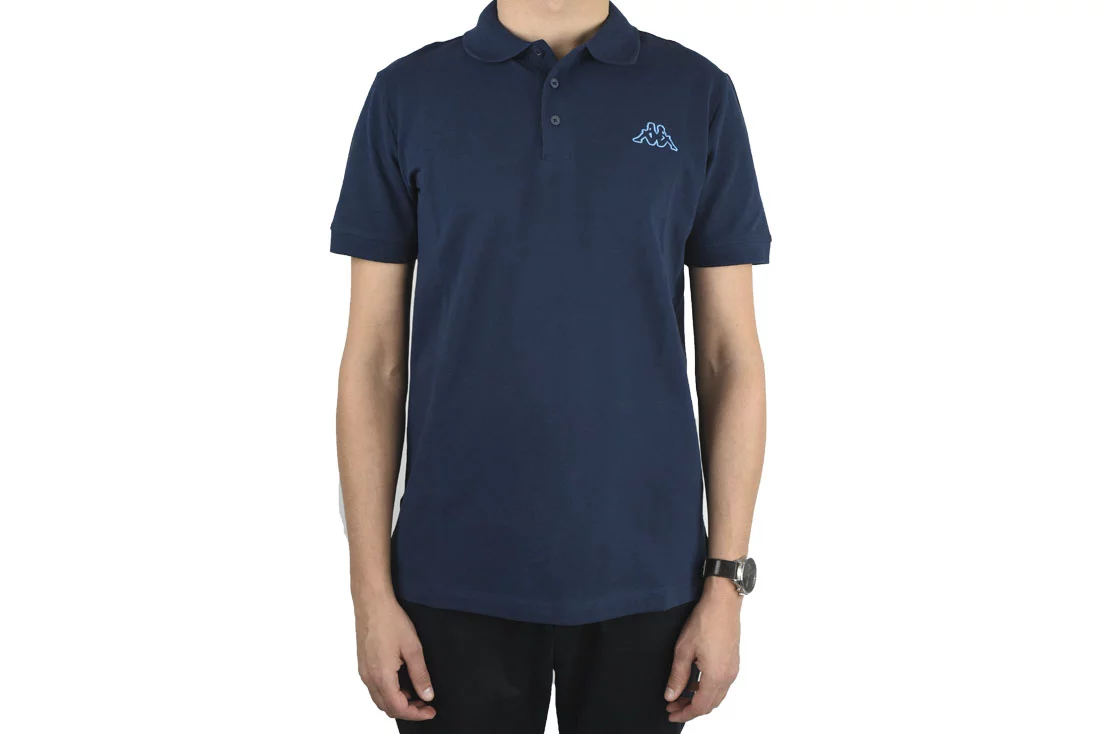 Kappa Peleot Polo, Mens navy T-shirts M Dark blue