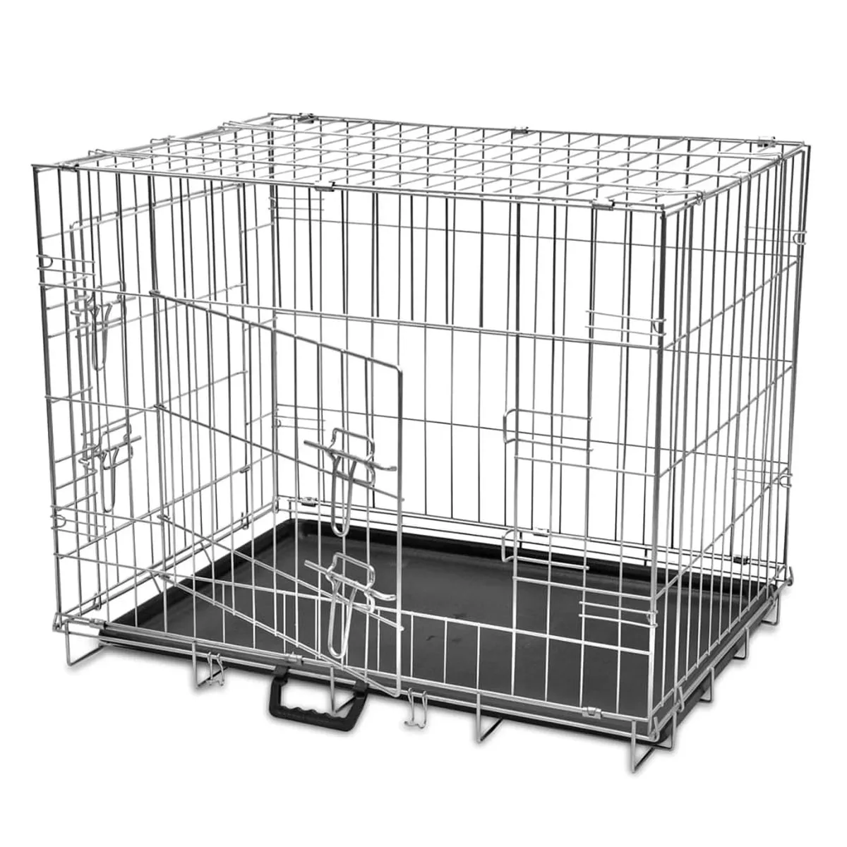 VidaXL Pet Cage black