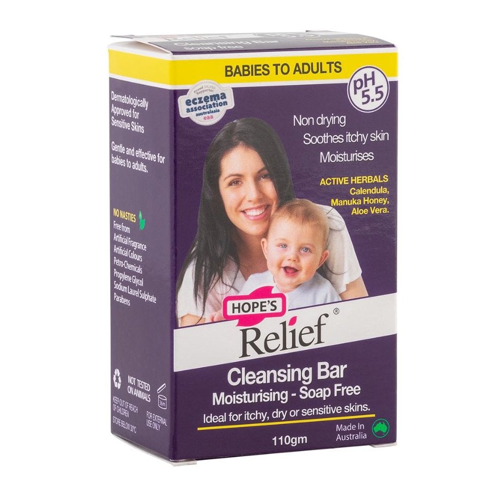 Hopes Relief Soap Free Cleansing Bar   110g