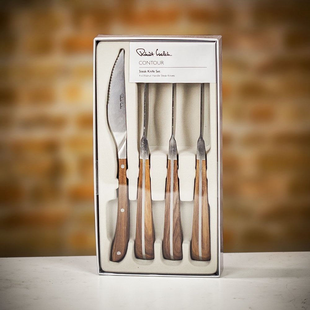 Robert Welch Contour Steak Knives, Set of 4