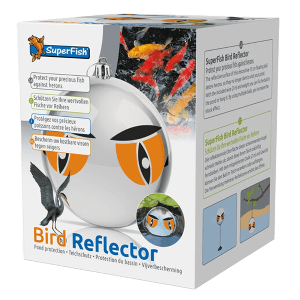 Superfish Heron Scare Reflector - Floating Eye Bird Stop Protects Pond Fish From Predetors