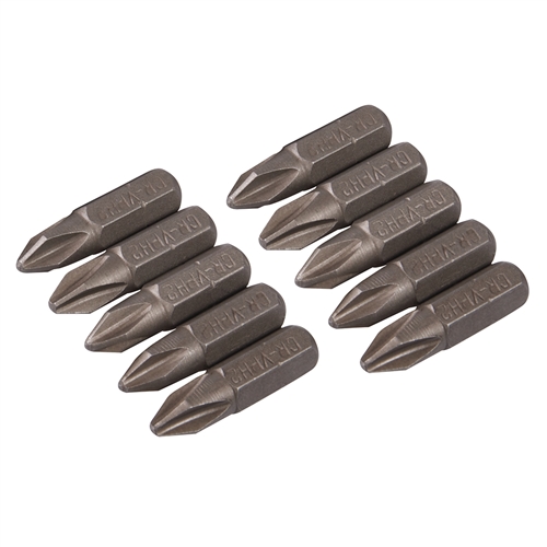 Silverline Sb204 Phillips Cr-v Screwdriver Bits 10pk Ph2