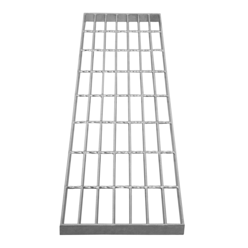 MONSTER SHOP Galvanised Grating Mesh Panels - Silver / 24cm / 80cm