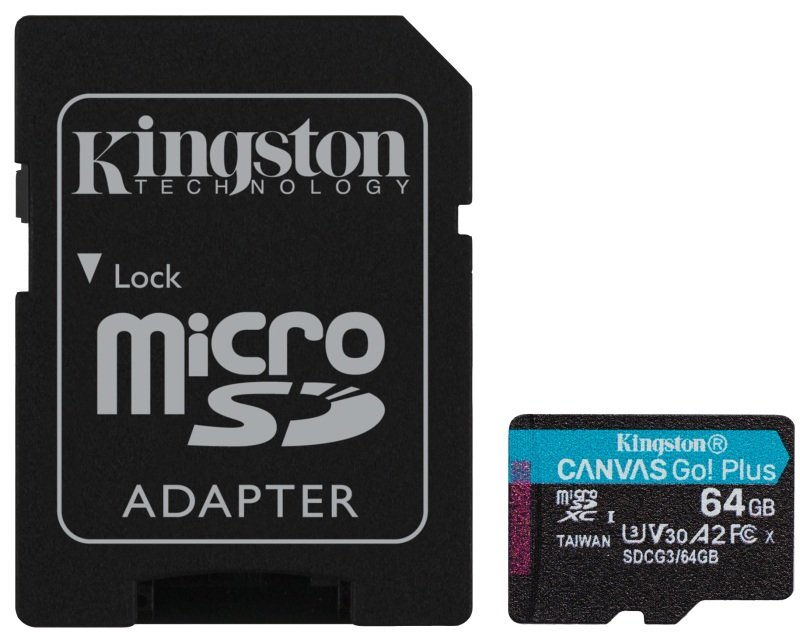 Kingston MicroSD - Plus Go! Plus 64gb Size: 64gb, Version: Go! Plus
