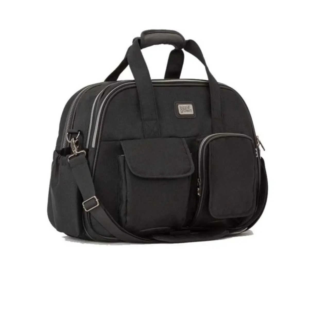Bizzi Growin Pod Travel Changing Bag - Chelsea Black Black Unisex