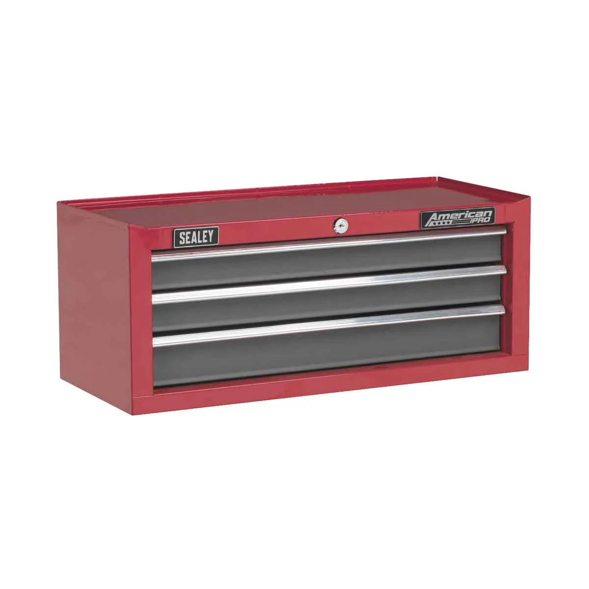  American Pro 3 Drawer Tool Chest Red / Grey