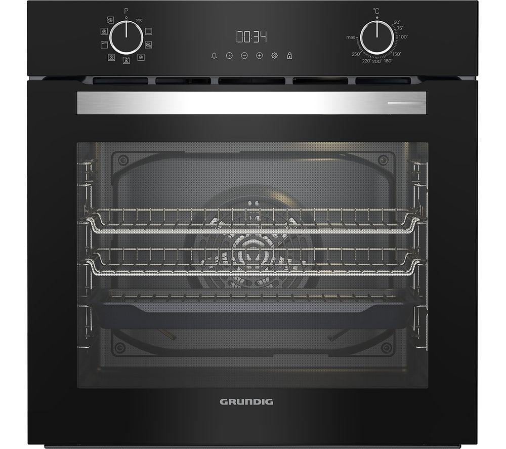 GRUNDIG GEBM12300B Electric Oven - Black, Black