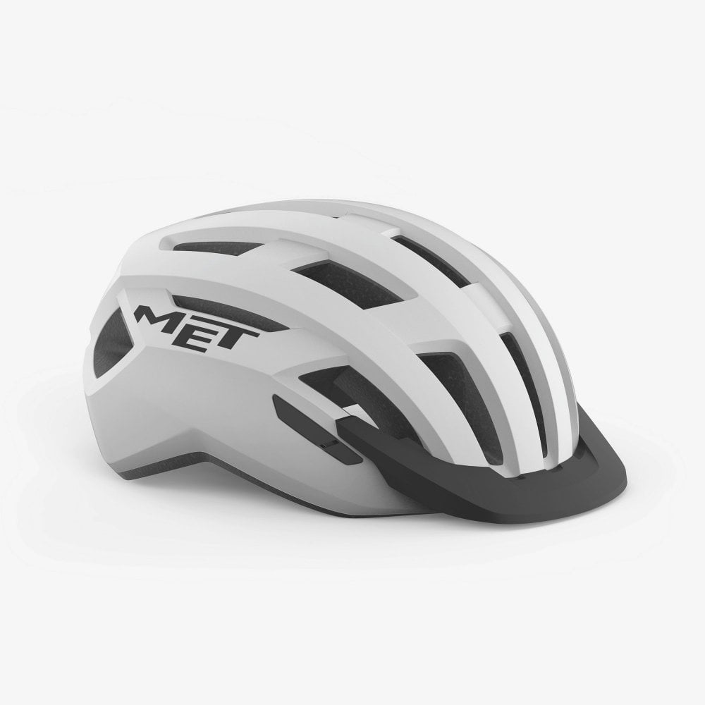 MET Allroad Road Helmet - White / Matt / Small / 52cm / 56cm