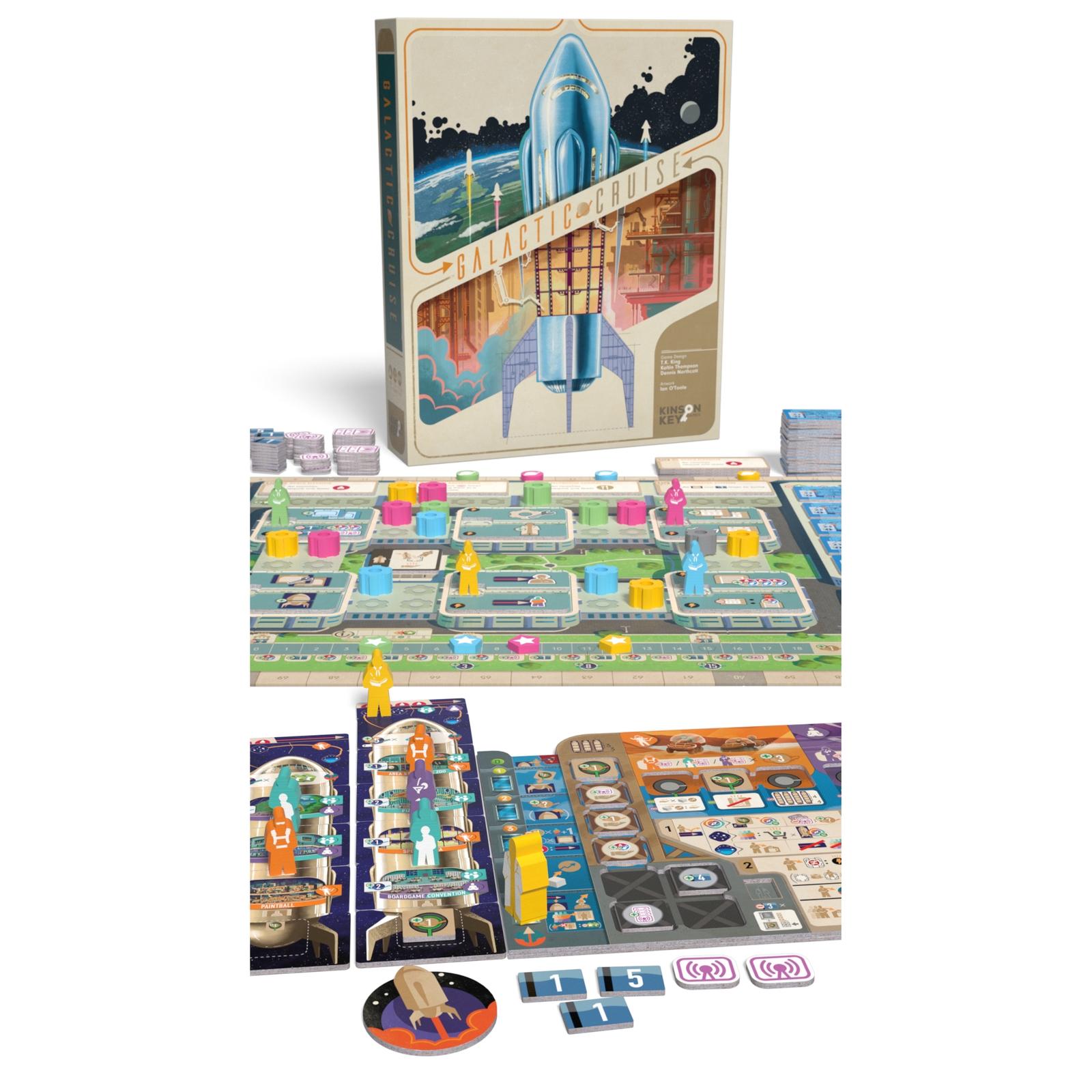 Dranda Games Galactic Cruise Board Game