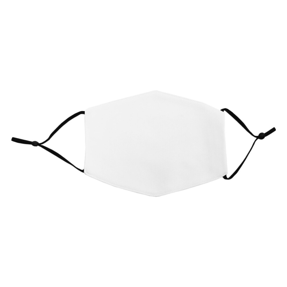 PixMax Medium Face Masks Sublimation Blanks 50 Pack - White