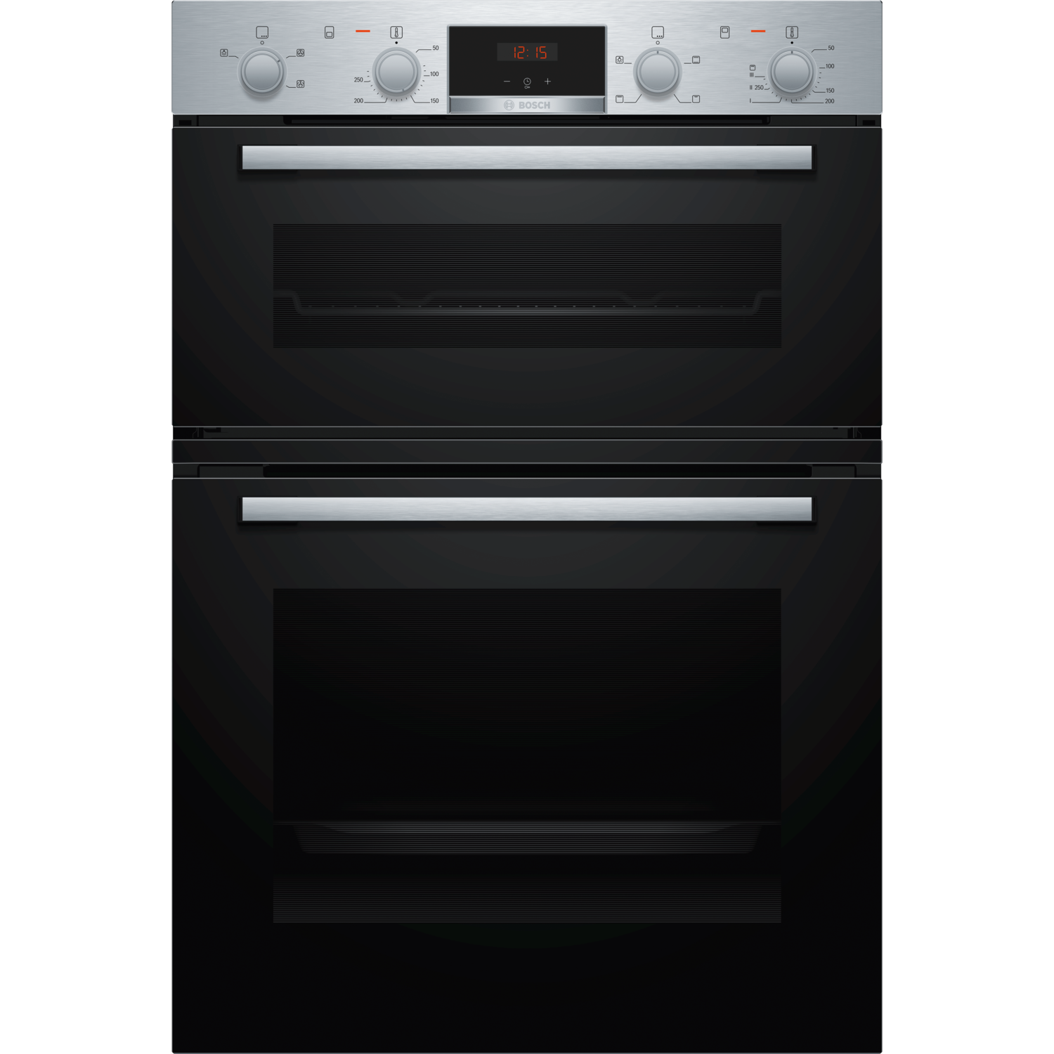 Bosch Series 2 MHA133BR0B Built In Electric Double Oven - Stainless Steel - A/B Rated