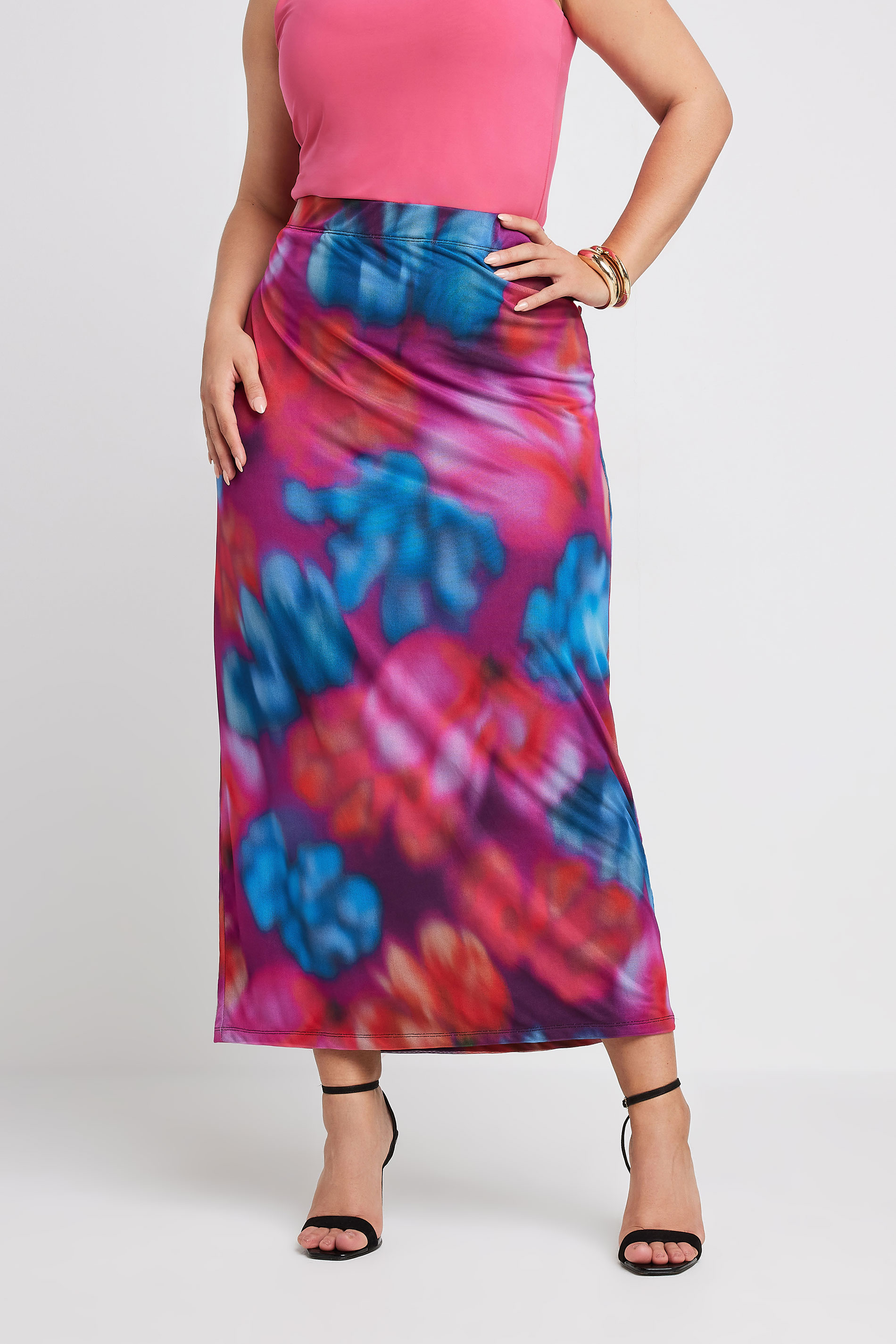 Mesh Maxi Skirt