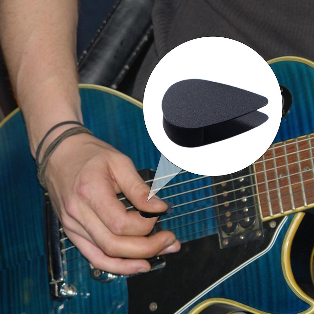 TOMTOP JMS Guitar Paddle Polyphonic Full Tone Guitar Dual-Picks Ultra Thin PC Material DIY Guitar Paddle for black